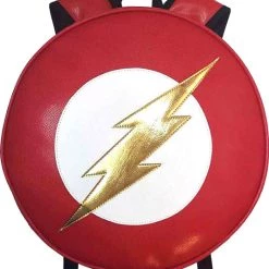 New Cosplaysky Teen School Bag DC The Flash Lighting Loge Backpack For Kids