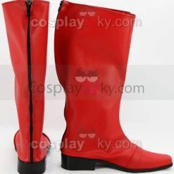 NewCosplay New Arrivals Power Ranger Cosplay Shoes Boots Custom Made Red
