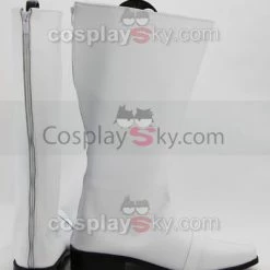 NewCosplay New Arrivals Power Ranger Cosplay Shoes Boots Custom Made White