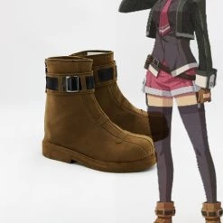 NewCosplay Eiyuu Densetsu Ao No Kiseki Noel Seeker Cosplay Shoes Boots Custom Made