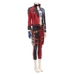 NewCosplay Suicide Squad: Kill The Justice League-Harleen Quinzel T-shirt Pants Outfits Halloween Carnival Suit Cosplay Costume