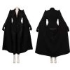 NewCosplay Cruella Black Coat Outfits Halloween Carnival Suit Cosplay Costume