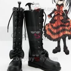 NewCosplay Date A Live Kurumi Tokisaki Cosplay Boots Shoes Custom Made