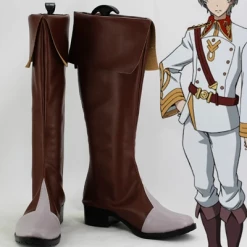 NewCosplay Valvrave The Liberator L-Elf Karlstein Cosplay Boots Shoes