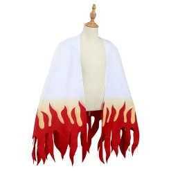NewCosplay New Arrivals Demon Slayer: Kimetsu No Yaiba Rengoku Kyoujurou Kids Cloak Coat Halloween Carnival Suit Cosplay Costume