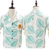 NewCosplay Animal Crossing Tom Nook Short Sleeve Shirt Top For Kids Children Cosplay Costume New Arrivals