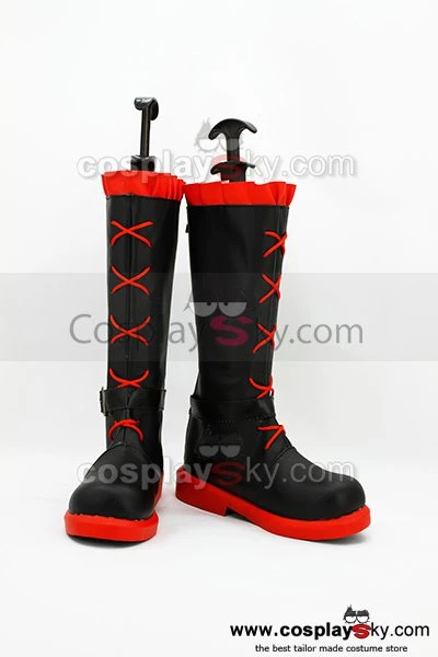 NewCosplay New Arrivals RWBY Red Trailer Ruby Cosplay Boots Shoes 4 NewCosplay New Arrivals RWBY Red Trailer Ruby Cosplay Boots Shoes