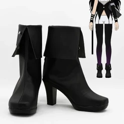 NewCosplay RWBY Black Trailer Blake Belladonna Cosplay Boots Shoes