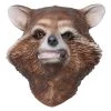 New Cosplaysky Raccoon Rocket Raccoon Latex Helmet Cosplay Accessories