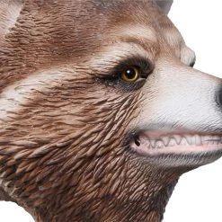 New Cosplaysky Raccoon Rocket Raccoon Latex Helmet Cosplay Accessories