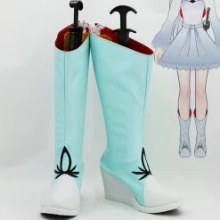 NewCosplay New Arrivals RWBY White Trailer Weiss Schnee Cosplay Boots Shoes