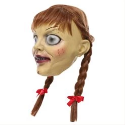 New Cosplaysky The Conjuring UNIVERSE Annabelle Latex Helmet Cosplay Accessories New Arrivals