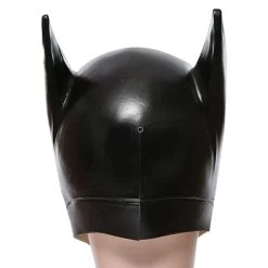 New Cosplaysky New Arrivals Batwoman Kate Kane Black Latex Helmet Cosplay Accessories