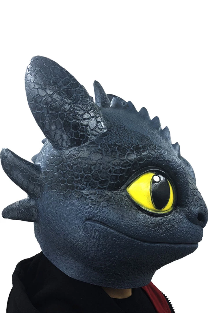 New Cosplaysky Dragon Toothless Mask 2019 Movie How To Train Your Dragon 3 The Hidden World Latex Props 4 New Cosplaysky Dragon Toothless Mask 2019 Movie How To Train Your Dragon 3 The Hidden World Latex Props