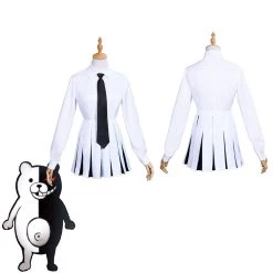 NewCosplay Anime Danganronpa Monokuma Women Uniform Dress Outfits Halloween Carnival Suit Cosplay Costume