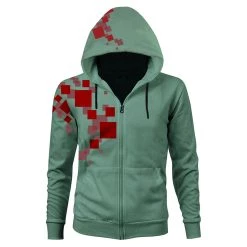 New Cosplaysky Unisex Komaeda Nagito Cosplay Hoodies Super Danganronpa 2 Zip Up 3D Print Jacket Sweatshirt