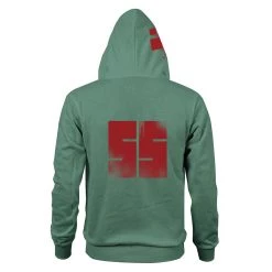 New Cosplaysky Unisex Komaeda Nagito Cosplay Hoodies Super Danganronpa 2 Zip Up 3D Print Jacket Sweatshirt