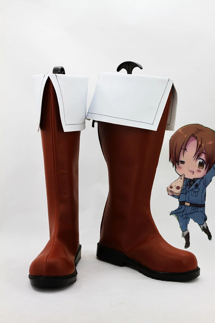NewCosplay Axis Powers Hetalia Italy Cosplay Boots Shoes New Arrivals 3 NewCosplay Axis Powers Hetalia Italy Cosplay Boots Shoes New Arrivals