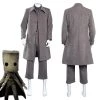 NewCosplay Little Nightmares Mono Coat Outfits Halloween Carnival Suit Cosplay Costume
