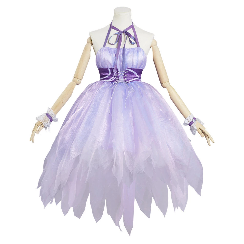 NewCosplay Genshin Impact Sangonomiya Kokomi Lolita Dress Original Design Cosplay Costume 4 NewCosplay Genshin Impact Sangonomiya Kokomi Lolita Dress Original Design Cosplay Costume