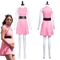 NewCosplay The Powerpuff Girls Blossom Dress Outfits Halloween Carnival Suit Cosplay Costume