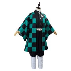 NewCosplay Kids Children Demon Slayer: Kimetsu No Yaiba Kamado Tanjirou Cosplay Costume New Arrivals