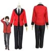 NewCosplay Kakegurui Ryouta Suzui Men School Uniform Outfits Halloween Carnival Suit Cosplay Costume