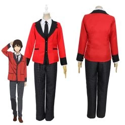 NewCosplay Kakegurui Ryouta Suzui Men School Uniform Outfits Halloween Carnival Suit Cosplay Costume