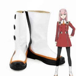 New Cosplaysky New Arrivals DARLING In The FRANXX 02 Zero Two Cosplay Shoes Boots