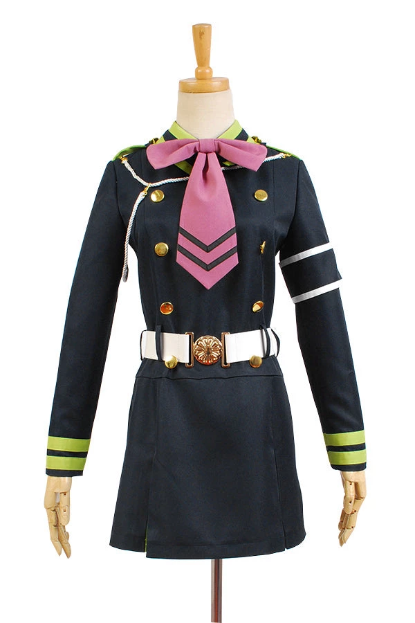 NewCosplay Seraph Of The End Shinoa Hiragi Uniform Dress Cosplay Costume New Arrivals 3 NewCosplay Seraph Of The End Shinoa Hiragi Uniform Dress Cosplay Costume New Arrivals