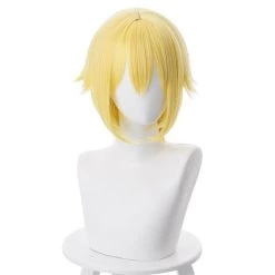 CosplaySky New Arrivals Hitoribocchi No Marumaru Seikatsu Nako Sunao Golden Wig 35cm