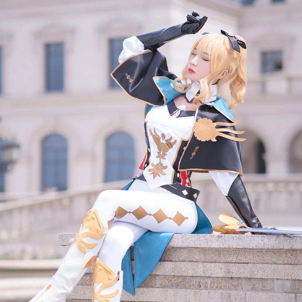 NewCosplay Game Genshin Impact Jean Gunnhildr Outfits Halloween Carnival Suit Cosplay Costume 12 NewCosplay Game Genshin Impact Jean Gunnhildr Outfits Halloween Carnival Suit Cosplay Costume