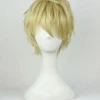 NewCosplay One-Punch Man Demon Cyborg Genos Cosplay Wigs