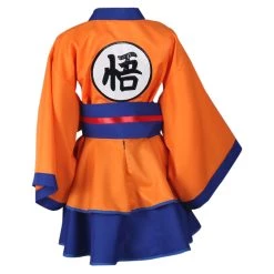 NewCosplay Dragon Ball Z Goku Genderbend Lolita Dress Cosplay Costume 7 NewCosplay Dragon Ball Z Goku Genderbend Lolita Dress Cosplay Costume