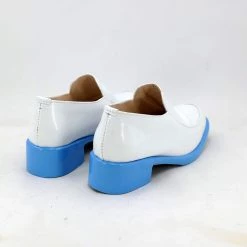 NewCosplay New Arrivals JoJo‘s Bizarre Adventure Rohan Kishibe White PU Leather Shoes Halloween Carnival Cosplay Shoes