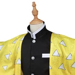 NewCosplay New Arrivals Demon Slayer: Kimetsu No Yaiba Agatsuma Zenitsu Kids Children Cosplay Costume