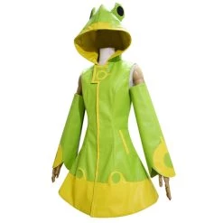 NewCosplay New Arrivals Anime Card Captor Kinomoto Sakura Green Raincoat Halloween Carnival Party Suit Cosplay Costume 9 NewCosplay New Arrivals Anime Card Captor Kinomoto Sakura Green Raincoat Halloween Carnival Party Suit Cosplay Costume