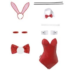 NewCosplay Anime Saenai Heroine No Sodatekata Eriri Spencer Sawamura Sexy Red Bunny Girl Costume Women Sexy Jumpsuit Cosplay Costume