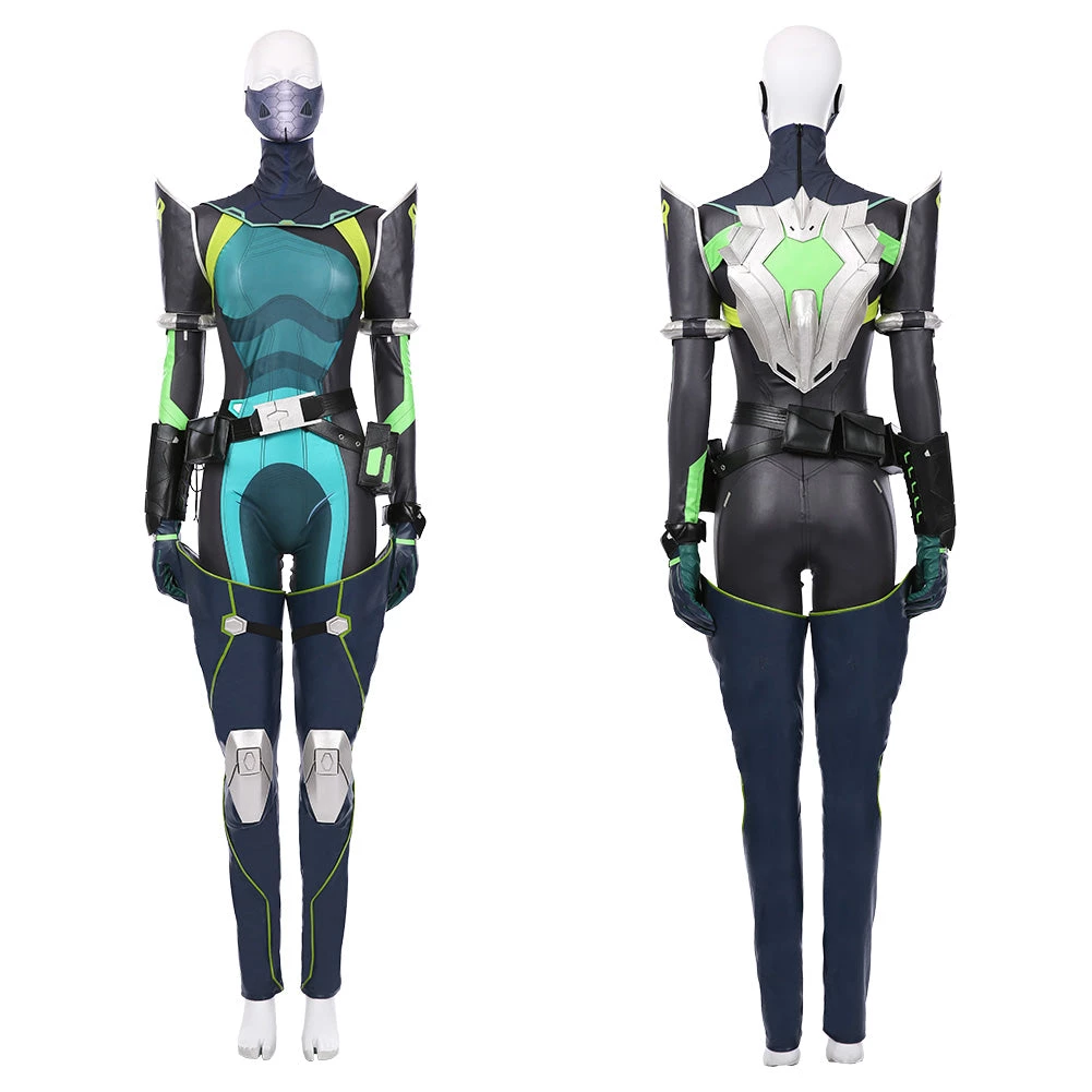 NewCosplay Game VALORANT Viper Women Jumpsuit Suit Halloween Carnival Outfit Cosplay Costume New Arrivals 14 NewCosplay Game VALORANT Viper Women Jumpsuit Suit Halloween Carnival Outfit Cosplay Costume New Arrivals