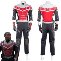 NewCosplay The Falcon And The Winter Soldier-Falcon/Sam Wilson Halloween Carnival Suit Cosplay Costume