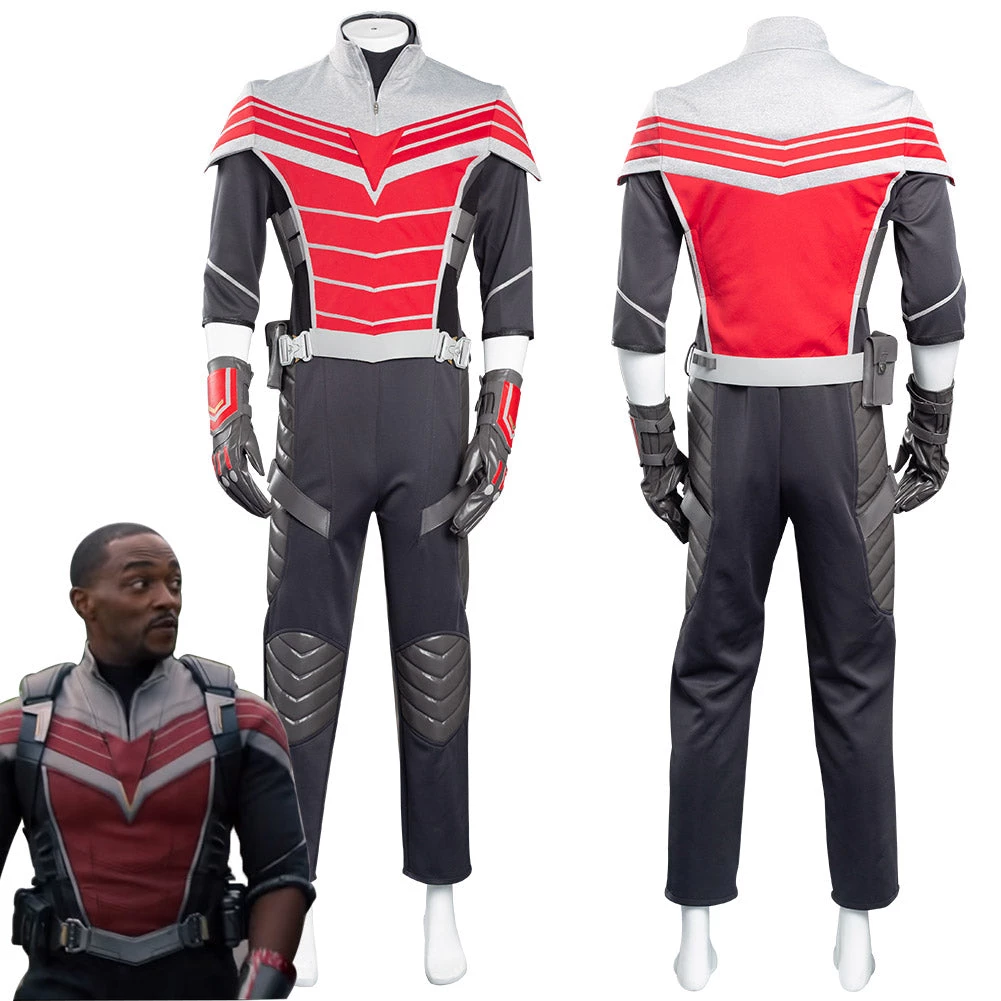 NewCosplay The Falcon And The Winter Soldier-Falcon/Sam Wilson Halloween Carnival Suit Cosplay Costume 3 NewCosplay The Falcon And The Winter Soldier-Falcon/Sam Wilson Halloween Carnival Suit Cosplay Costume
