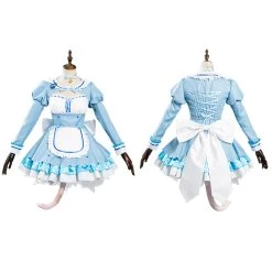 NewCosplay Nekopara Chocola/Vanilla Maid Dress Outfit Halloween Carnival Suit Cosplay Costume 25 NewCosplay Nekopara Chocola/Vanilla Maid Dress Outfit Halloween Carnival Suit Cosplay Costume