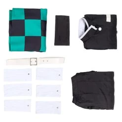 NewCosplay Demon Slayer: Kimetsu No Yaiba Kamado Tanjirou Oufit Cosplay Costume 20 NewCosplay Demon Slayer: Kimetsu No Yaiba Kamado Tanjirou Oufit Cosplay Costume