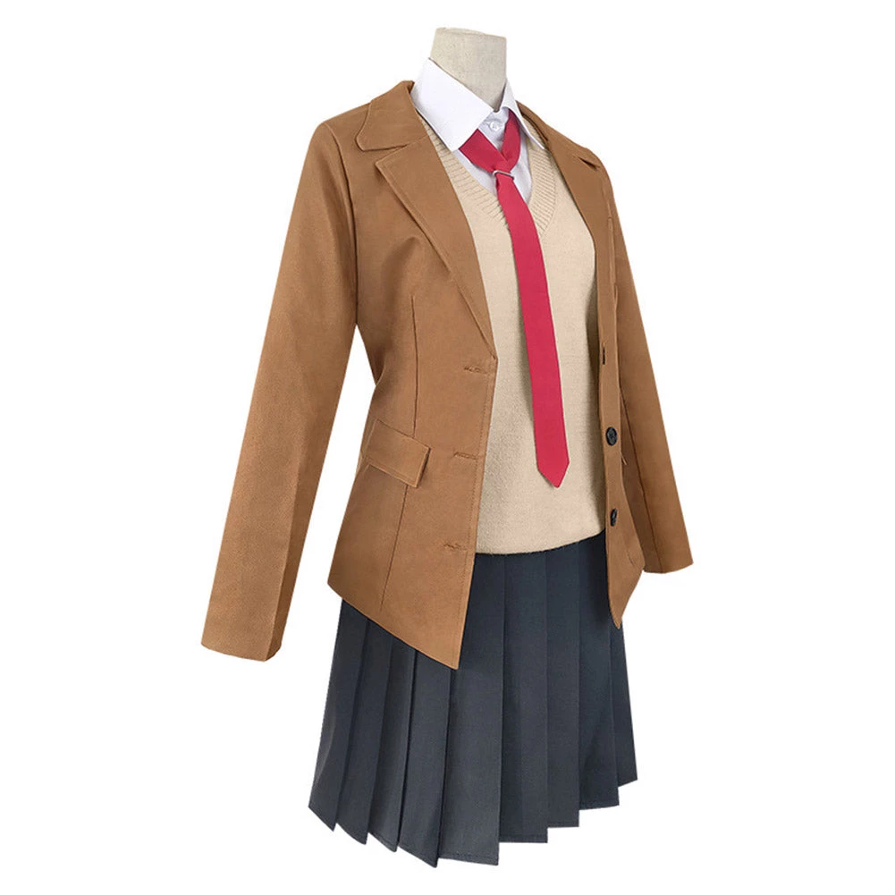 NewCosplay New Arrivals Anime Seishun Buta Yarou Series Sakurajima Mai School Uniform Skirt Outfit Cosplay Costume 6 NewCosplay New Arrivals Anime Seishun Buta Yarou Series Sakurajima Mai School Uniform Skirt Outfit Cosplay Costume