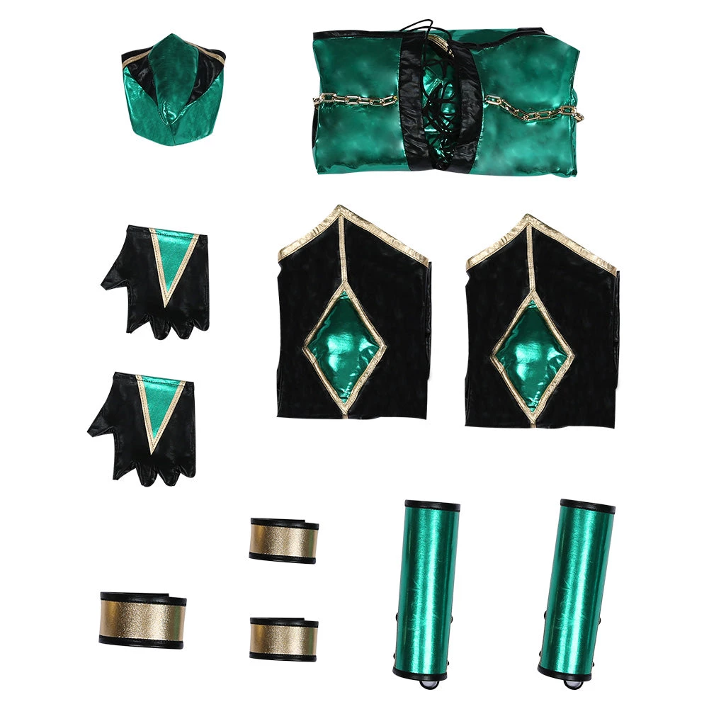 NewCosplay Mortal Kombat Jade Outfits Halloween Carnival Suit Cosplay Costume New Arrivals 14 NewCosplay Mortal Kombat Jade Outfits Halloween Carnival Suit Cosplay Costume New Arrivals
