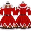 NewCosplay New Arrivals Genshin Impact Barbara Gunnhildr Christmas Dress Halloween Carnival Cosplay Costume