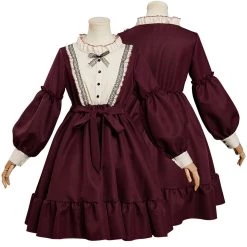 INSWEAR Women‘s Japanese Retro Sweet Lolita Dress Halloween Carnival Suit New Arrivals