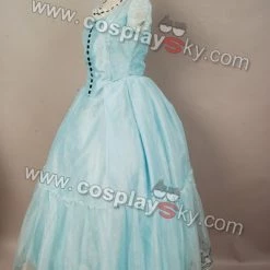 NewCosplay Tim Burton's Alice In Wonderland Alice Blue Dress Costume New Arrivals