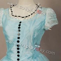 NewCosplay Tim Burton's Alice In Wonderland Alice Blue Dress Costume New Arrivals