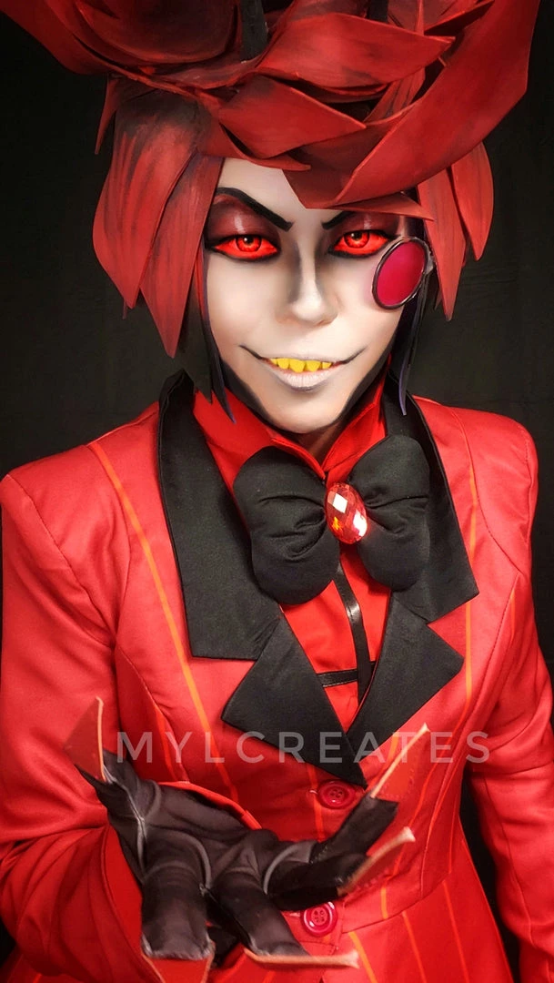 NewCosplay Hazbin Hotel ALASTOR Outfit Halloween Carnival Suit Cosplay Costume 12 NewCosplay Hazbin Hotel ALASTOR Outfit Halloween Carnival Suit Cosplay Costume